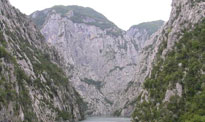 Landschaft albanischen Alpen